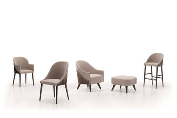 SHELL - Fabric footstool by Costantini Pietro - view 3